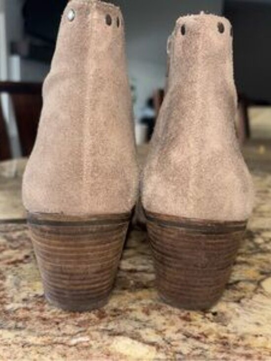 Lucky Brand Bootie Studded Boots for Women for sale | eBay Lucky Brand Taupe Studded Ankle Booties